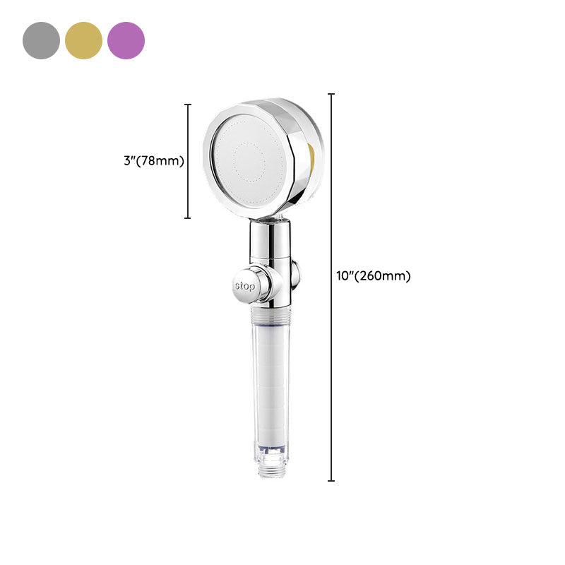 Sikunuo | Modern Shower Head Handheld Shower Head Plastic Wall Mount Round Shower Head Combo
