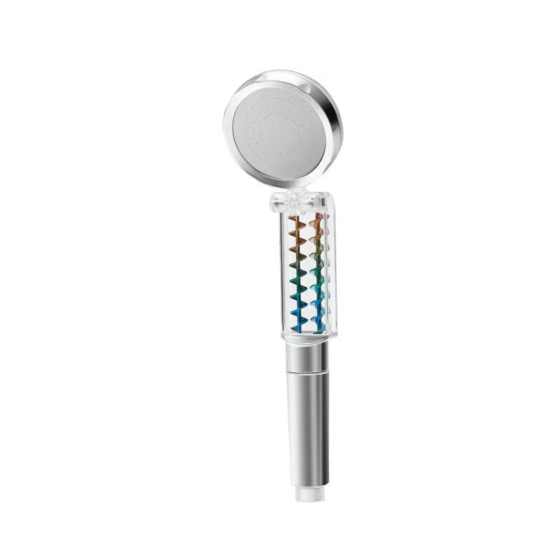 Sikunuo | Contemporary Round Handheld Shower Standard Spray Adjustable Showerhead