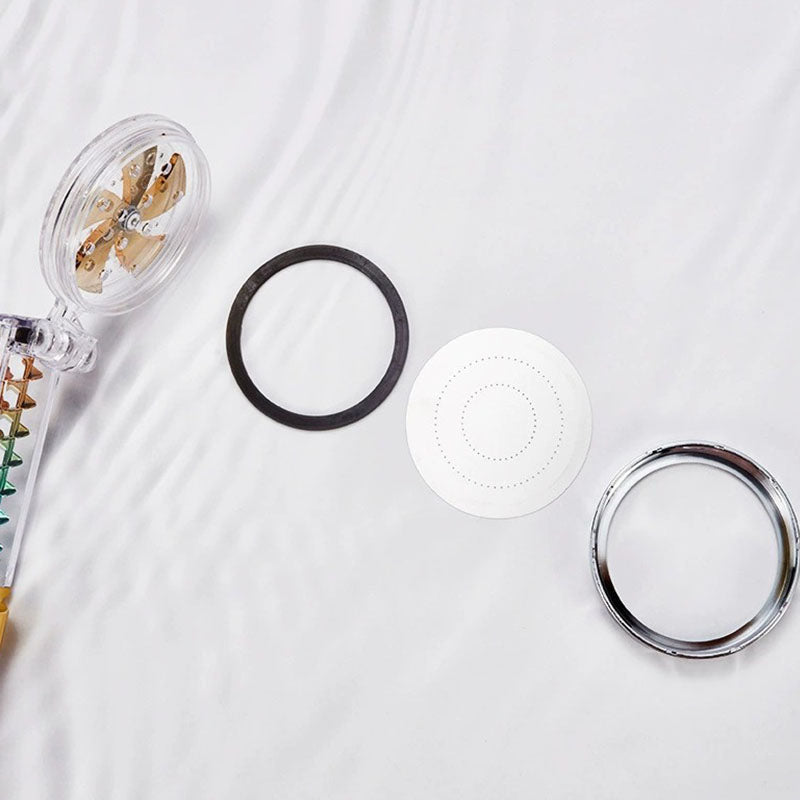 Sikunuo | Contemporary Round Handheld Shower Standard Spray Adjustable Showerhead