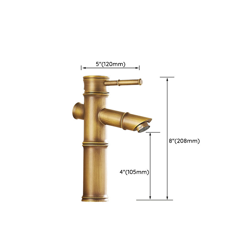 Sikunuo | Lever Handle Vessel Faucet Single Hole Basin Faucet Farmhouse Style Sink Faucet