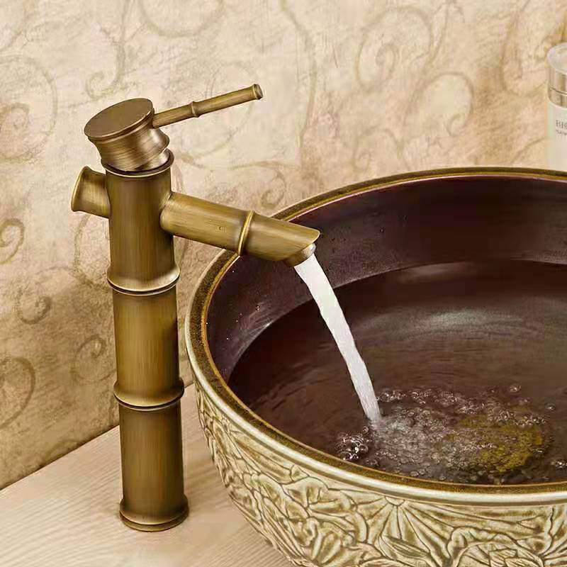 Sikunuo | Round Single-Handle Water Tap Country Style Faucet