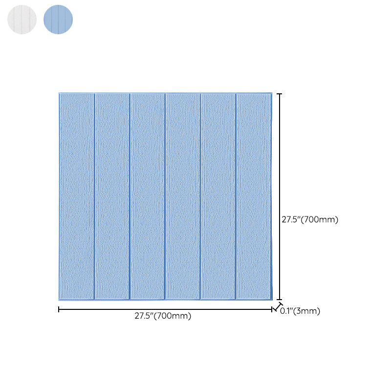 Sikunuo | Solid color 3D embossed wall panel waterproof foam interior wall tile
