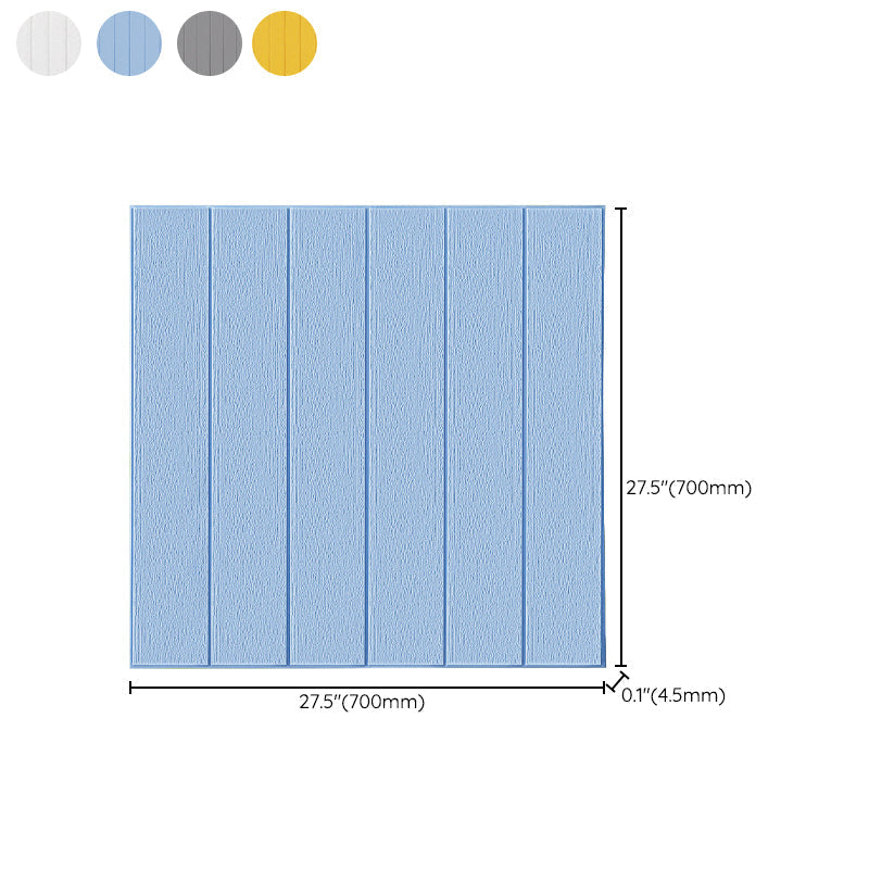 Sikunuo | Solid color 3D embossed wall panel waterproof foam interior wall tile