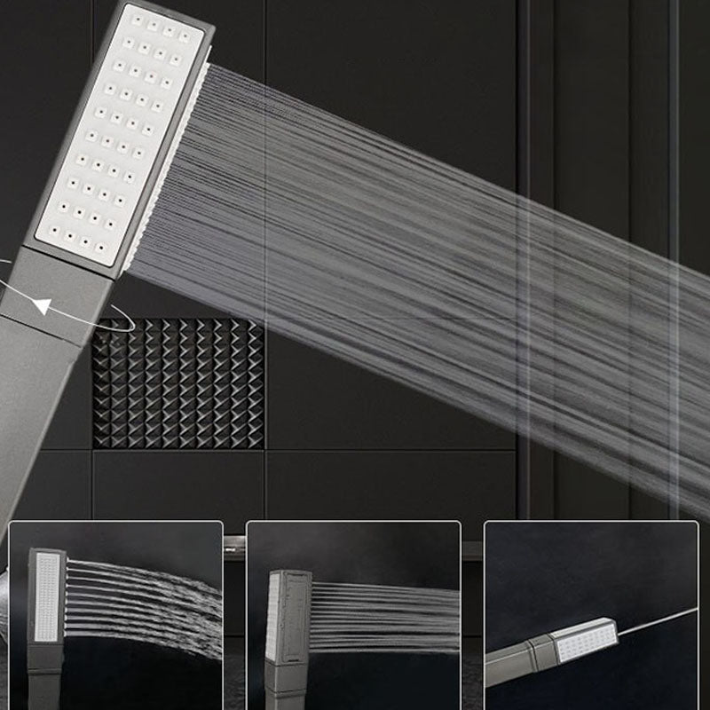 Sikunuo | Contemporary Showerhead Solid Color Plastic Handheld Showerhead