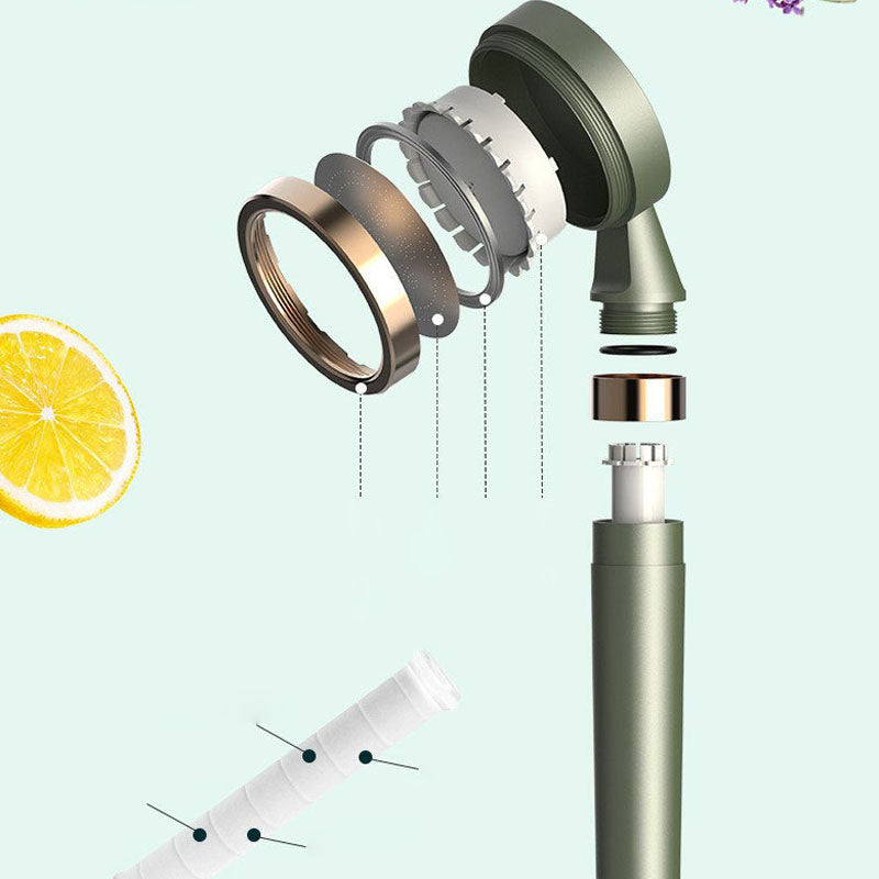 Sikunuo | Contemporary Showerhead Round Showerhead with Water Filtration