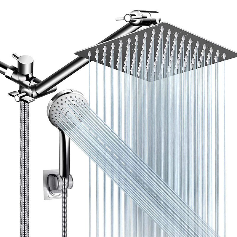 Sikunuo | Modern shower combination spray 5 setting patterns handheld shower head with large shower head