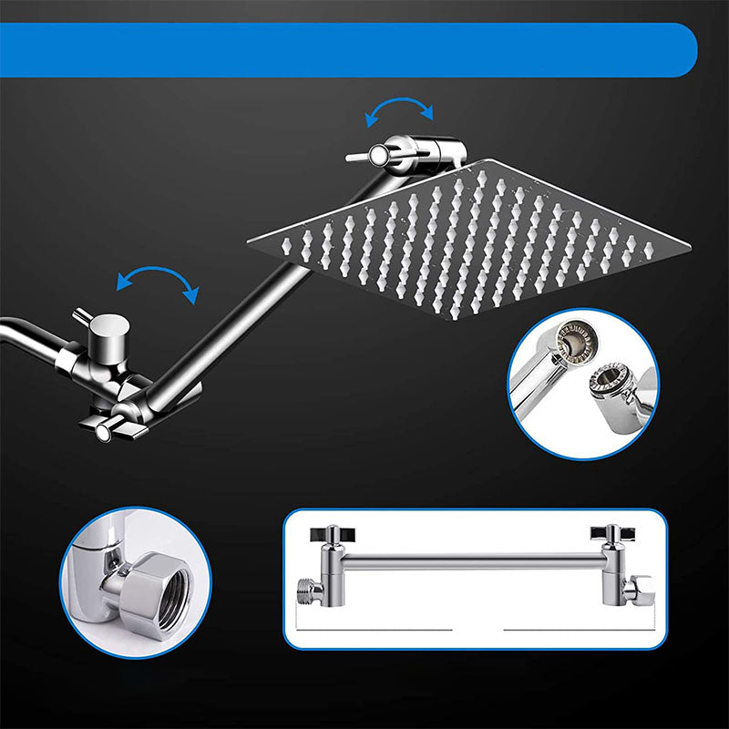 Sikunuo | Modern shower combination spray 5 setting patterns handheld shower head with large shower head