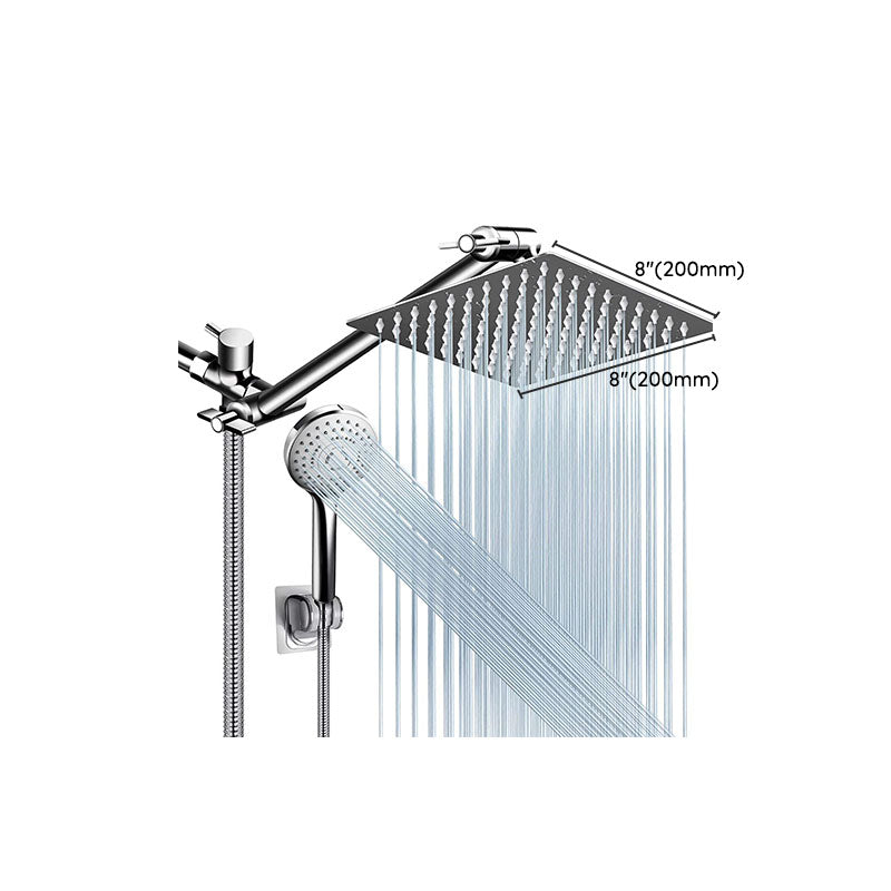 Sikunuo | Modern shower combination spray 5 setting patterns handheld shower head with large shower head