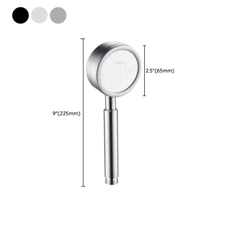 Sikunuo | Metal Handheld Showerhead Modern Solid Color Round Showerheads