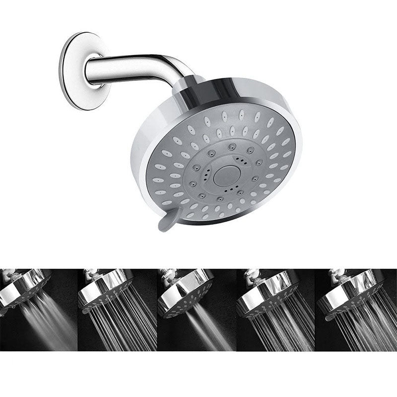 Sikunuo | Bathroom Showerhead Wall Mounted Rain Spray Stainless Steel Adjustable Model Showerhead