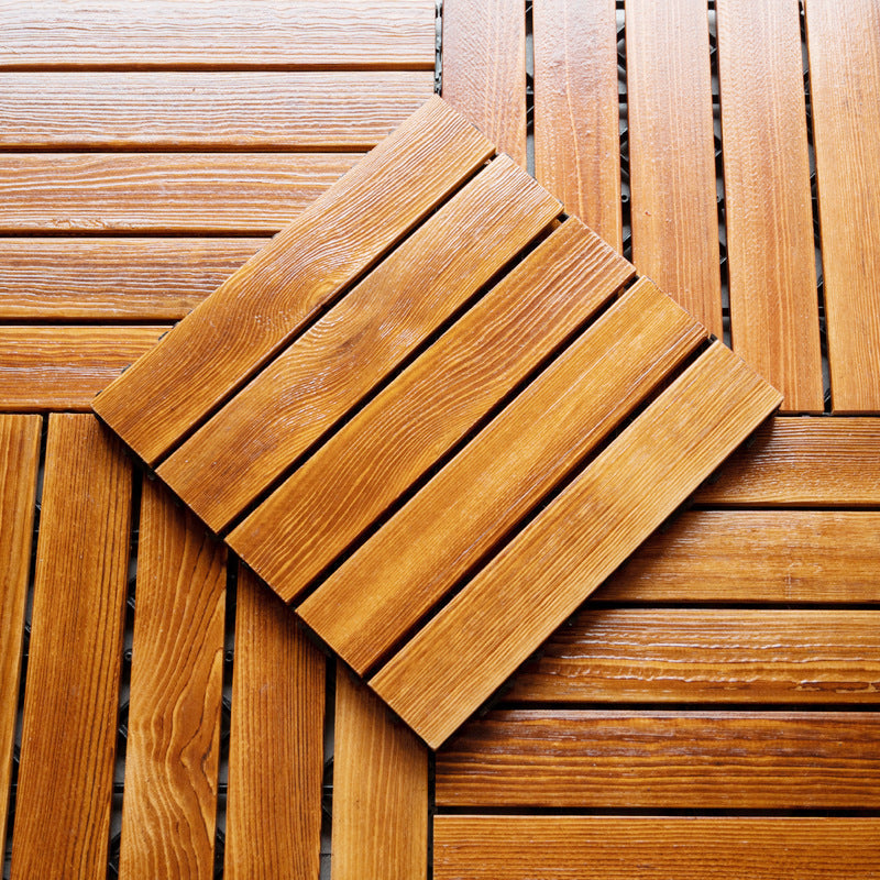 Sikunuo | Tradition Wood Tile Waterproof Click Lock Wood Floor for Living Room