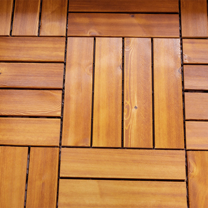 Sikunuo | Tradition Wood Tile Waterproof Click Lock Wood Floor for Living Room
