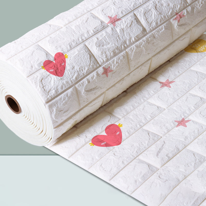 Sikunuo | Modern Cartoon Wall Covering Peel and Stick Wall Ceiling for Bedroom