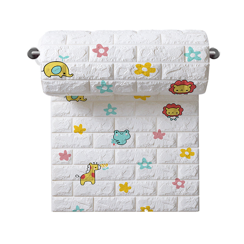 Sikunuo | Modern Cartoon Wall Covering Peel and Stick Wall Ceiling for Bedroom