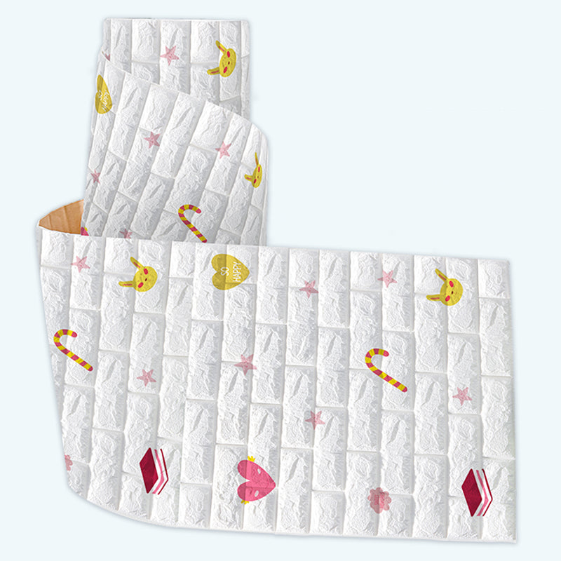 Sikunuo | Modern Cartoon Wall Covering Peel and Stick Wall Ceiling for Bedroom