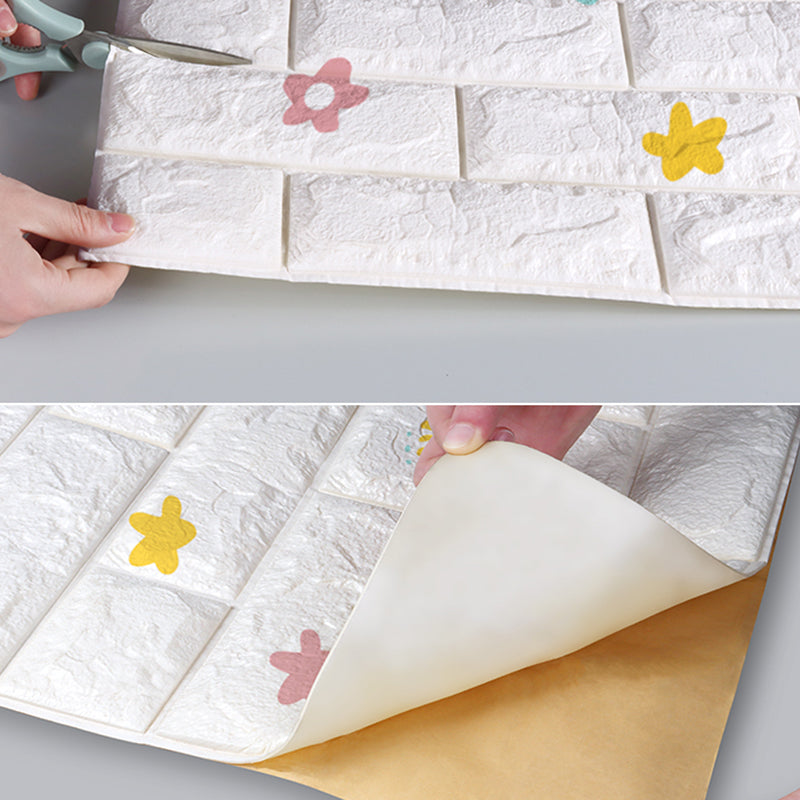 Sikunuo | Modern Cartoon Wall Covering Peel and Stick Wall Ceiling for Bedroom