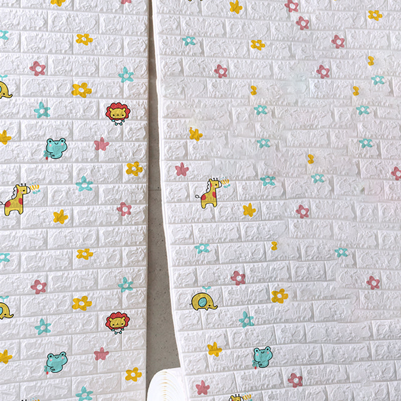 Sikunuo | Modern Cartoon Wall Covering Peel and Stick Wall Ceiling for Bedroom