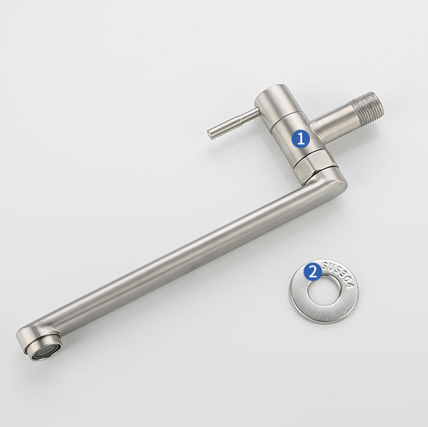Sikunuo | Kitchen faucet pot filling valve single handle swivel stainless steel kitchen faucet
