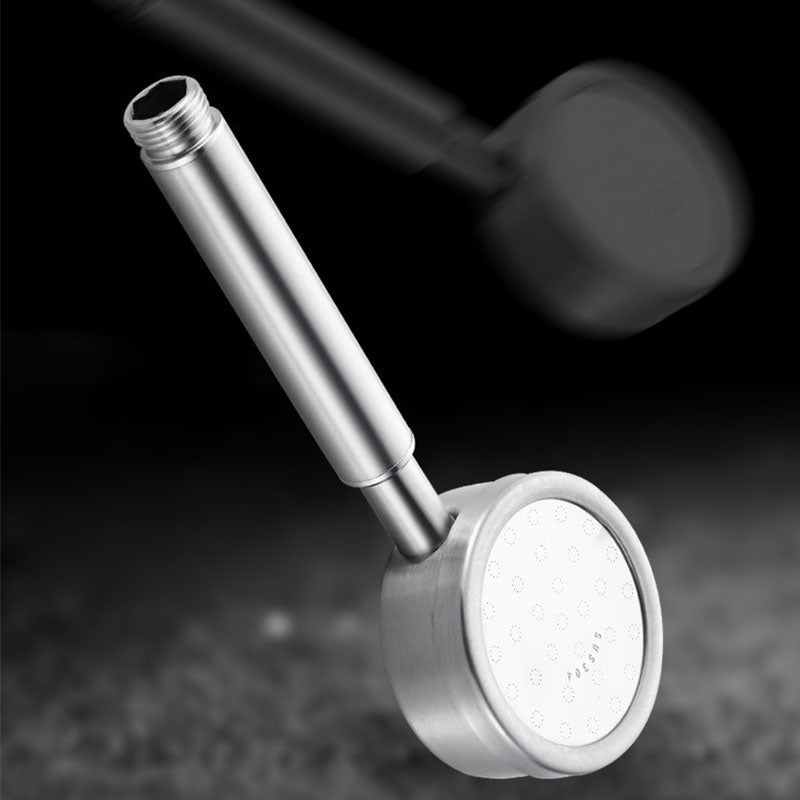 Sikunuo | Classic Shower Head Round Metal Handheld Shower Head in Silver