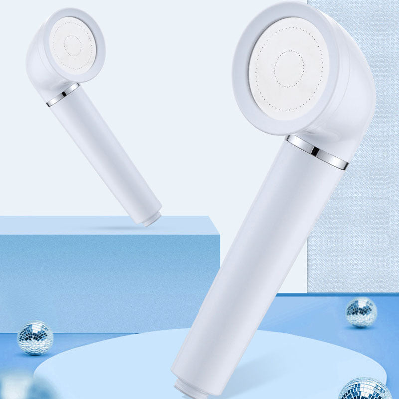 Sikunuo | White round shower head plastic supercharged hand shower
