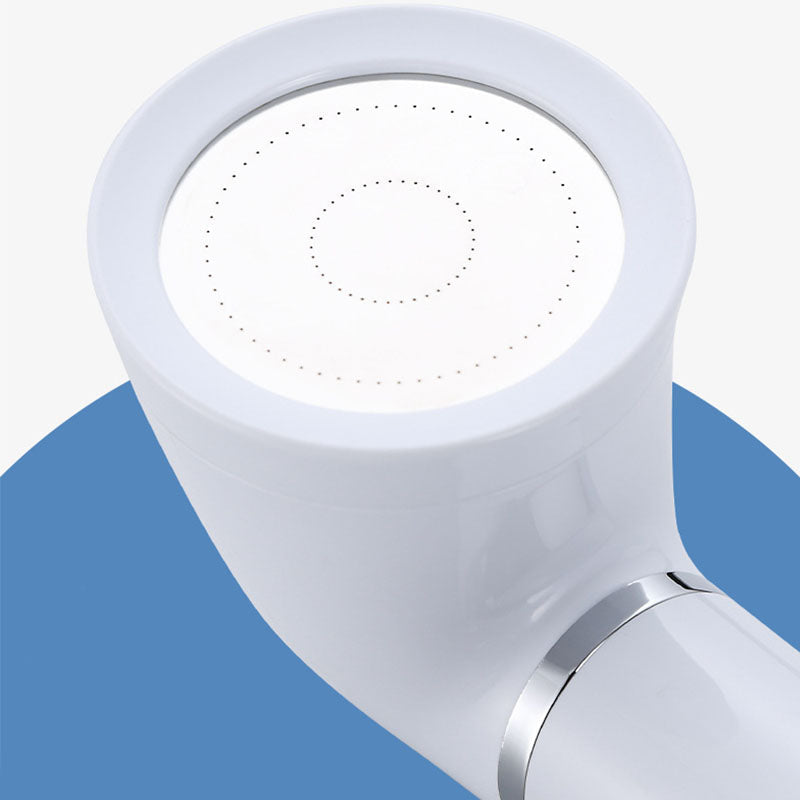 Sikunuo | White round shower head plastic supercharged hand shower