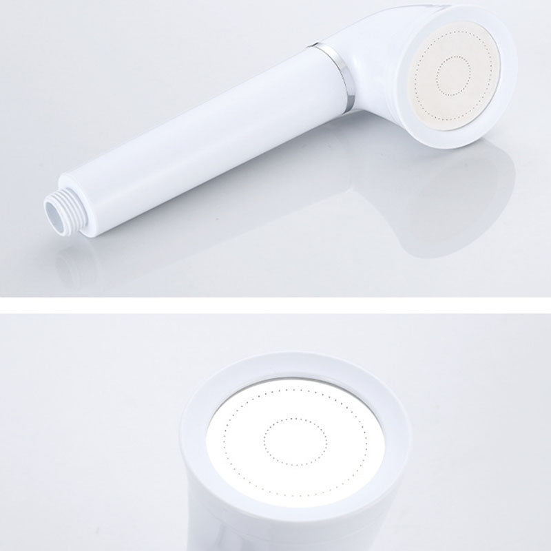 Sikunuo | White round shower head plastic supercharged hand shower
