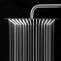 Sikunuo | Showerhead Square Wall Mounted Rain Spray Stainless Steel Showerhead