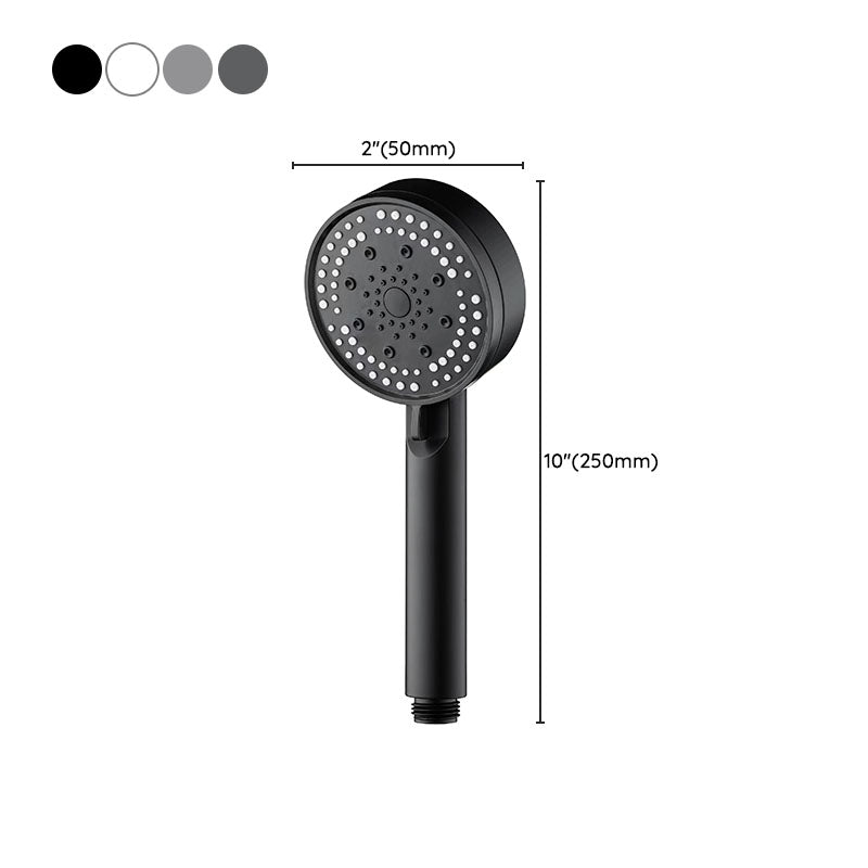 Sikunuo | Standard Plastic Shower Head Self-Cleaning Round Handheld Shower Heads