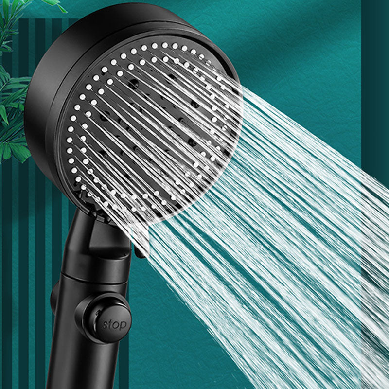 Sikunuo | 5 setting patterns shower head plastic round handheld shower head