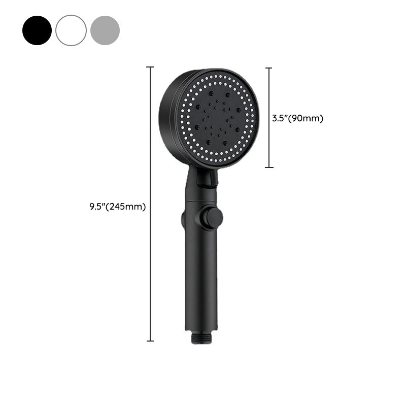 Sikunuo | 5 setting patterns shower head plastic round handheld shower head
