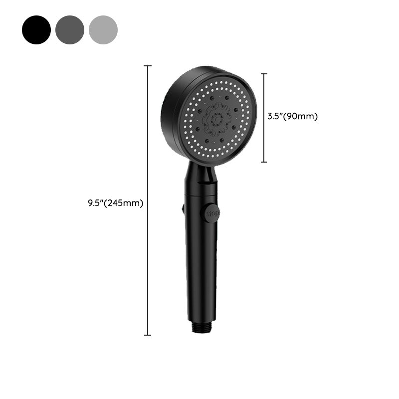 Sikunuo | 5 setting patterns shower head plastic round handheld shower head