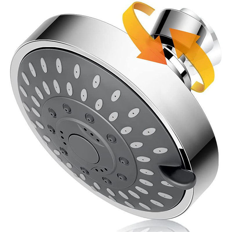 Sikunuo | Modern Shower Head Self-Cleaning Standard Round Shower Heads in Silver