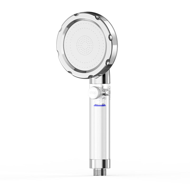 Sikunuo | Silver Hand Shower Standard Round Showerhead Combo