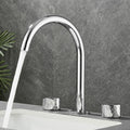 Sikunuo | Double Handle Tub Spout Deck Mounted High Arc Brass Modern Roman Tub Spout