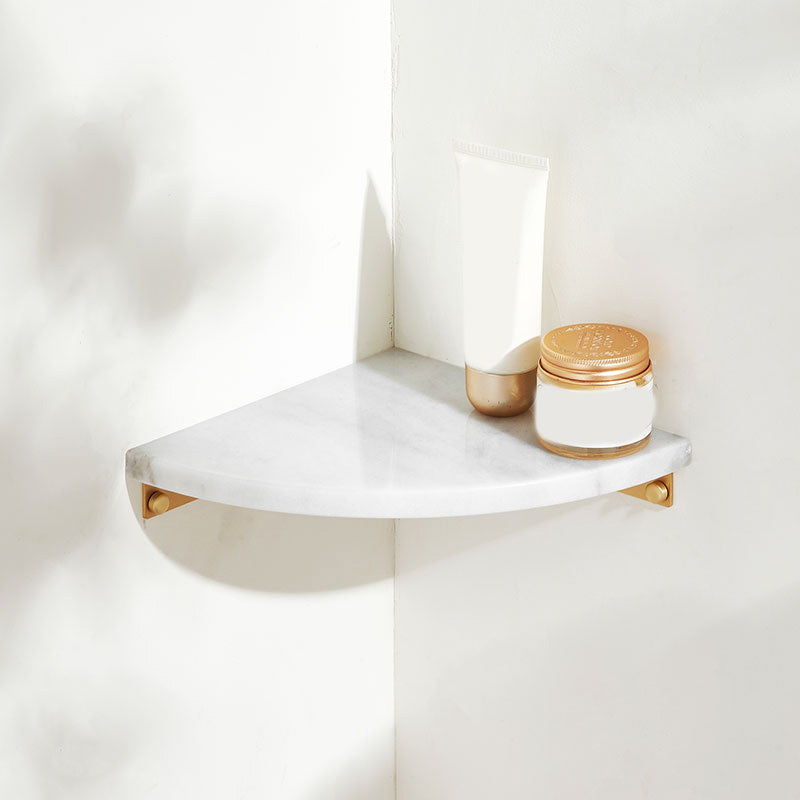 Sikunuo | marble bathroom shelf brass bathroom accessory