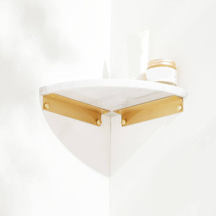 Sikunuo | marble bathroom shelf brass bathroom accessory