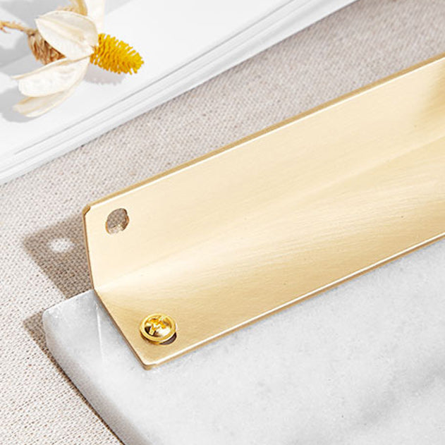 Sikunuo | marble bathroom shelf brass bathroom accessory