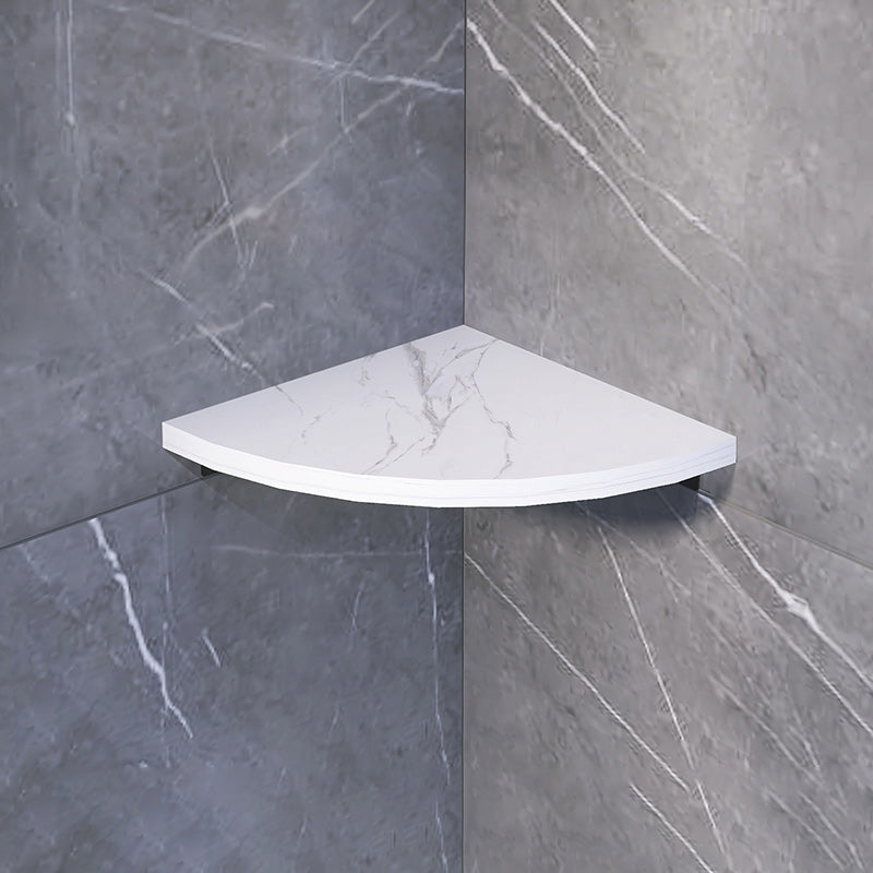 Sikunuo | 3-piece modern bathroom accessory set marble and metal bathroom shelf