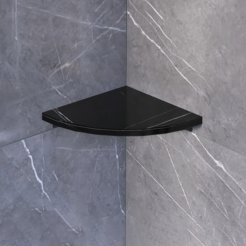 Sikunuo | 3-piece modern bathroom accessory set marble and metal bathroom shelf