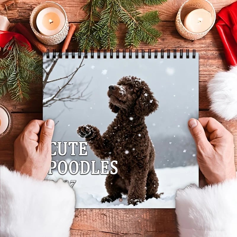 2027 Cute Poodle Calendar
