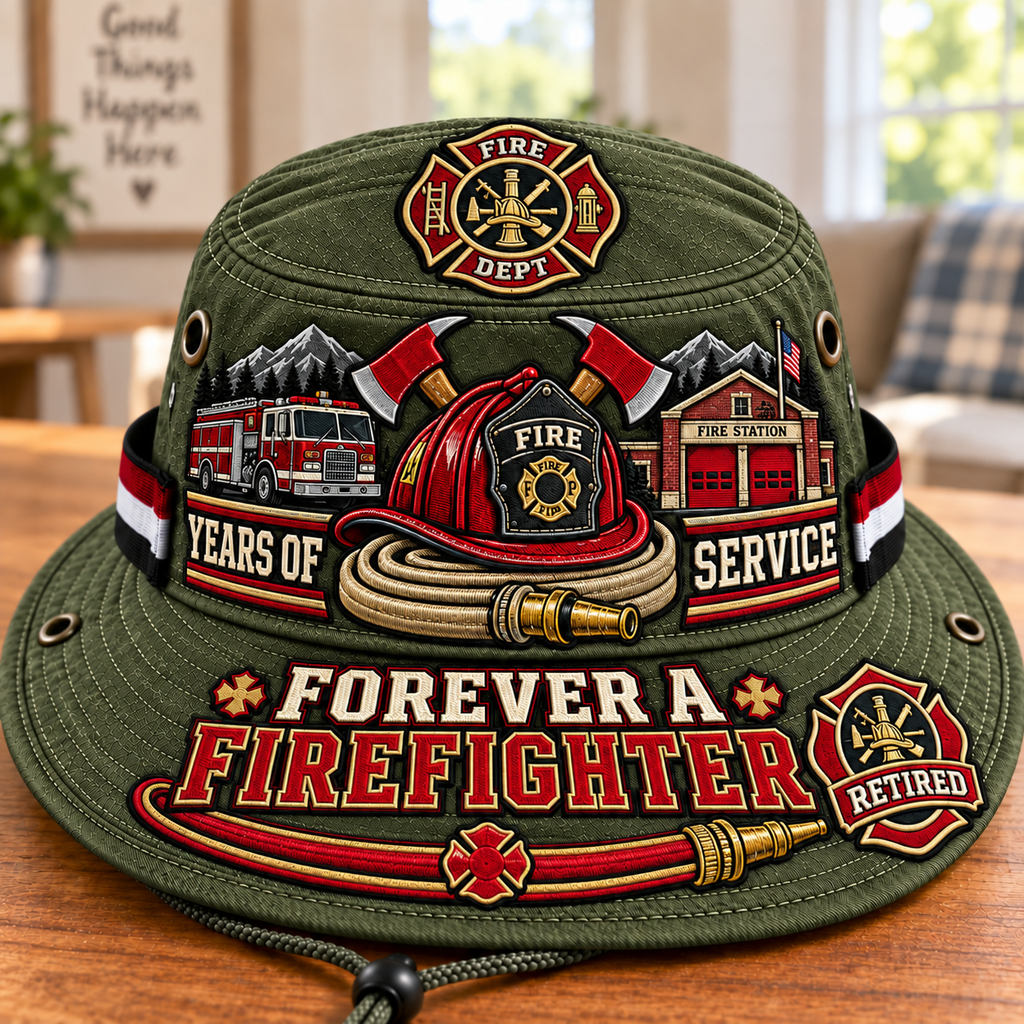 Forever A Firefighter Boonie Hat