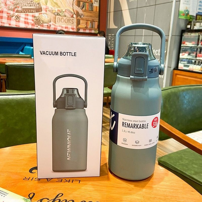 Sikunuo | Stainless Steel Built-in Straw Camping Thermos