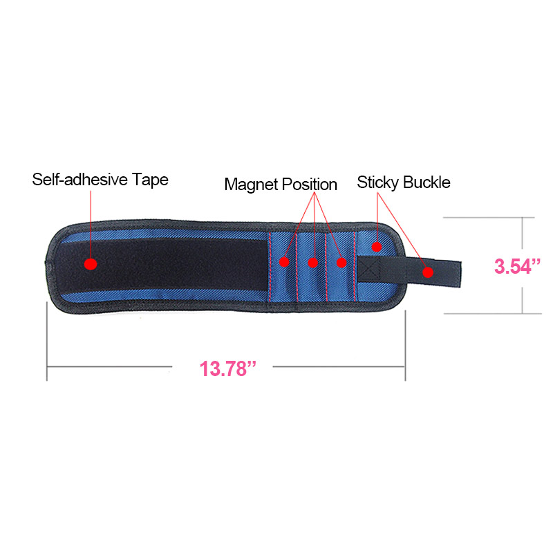 Sikunuo | Magnetic Tool Holder Bracelet for Screws and Nails