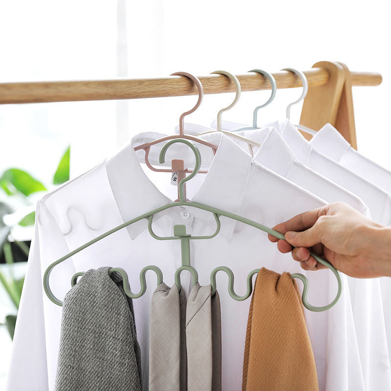 Sikunuo | Japanese Space-Saving Wavy Cloth Hanger