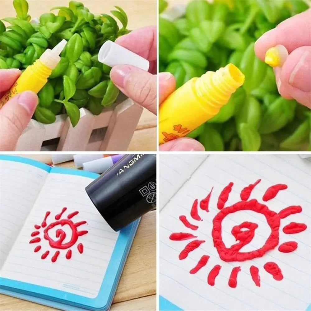 Sikunuo | 6+6 | Magical 3D Puffy Pens