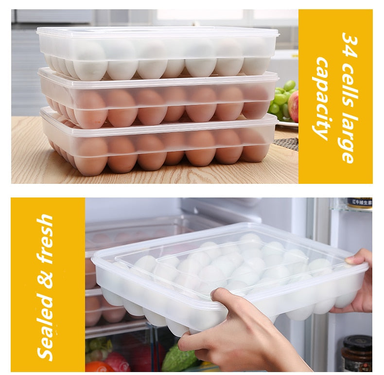 Sikunuo | Japanese-Style Plastic Duck Egg Storage Box