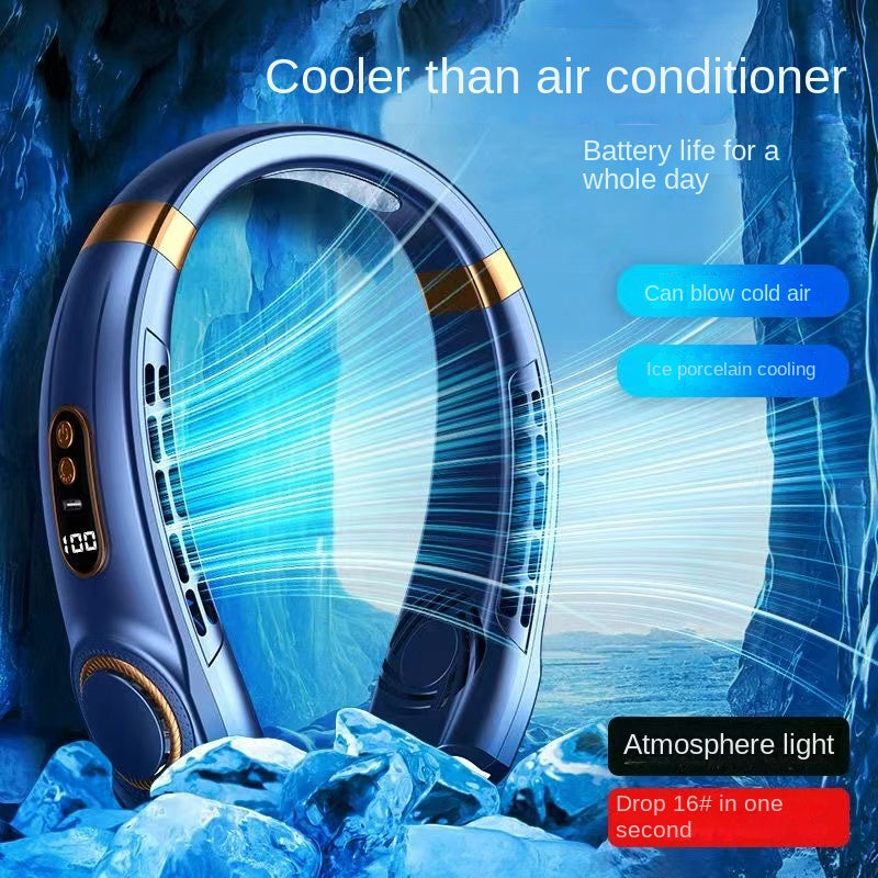 Sikunuo | Digital Display Wearable Neck Fan