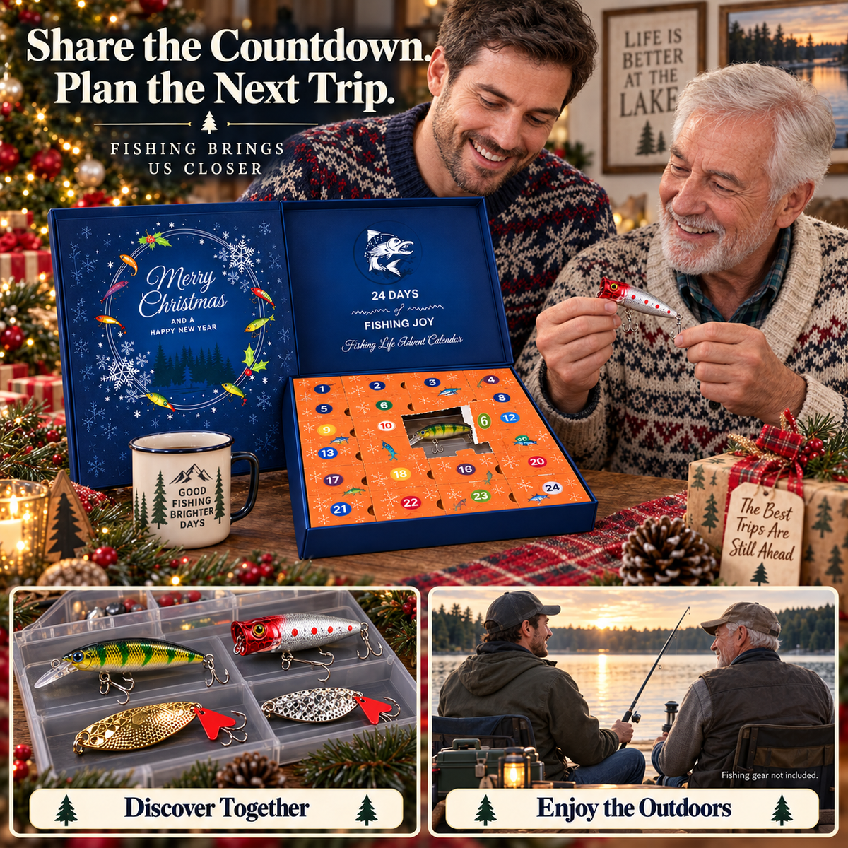 🎣 2026 Fishing Advent Calendar – 24 Days of Surprise Fishing Lures