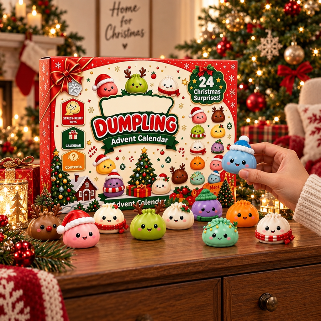 🎄 24-Day Squishy Advent Calendar – A New Christmas Surprise Every Day