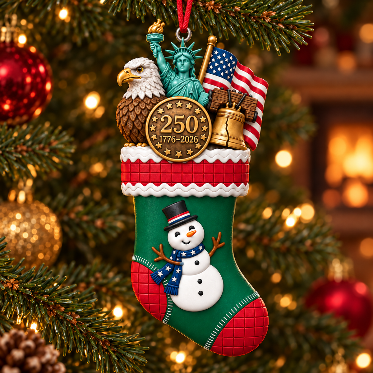 Christmas Storybook Stocking Ornaments